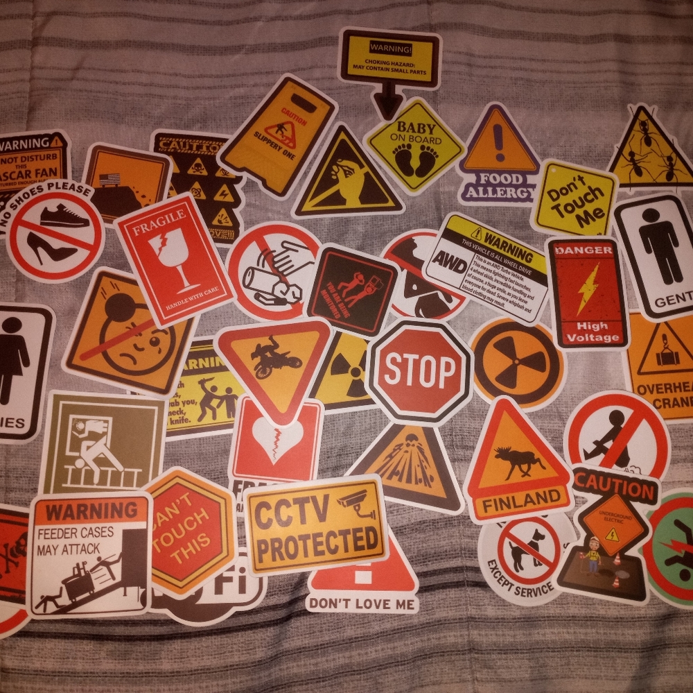 Sticker Pack (caution)